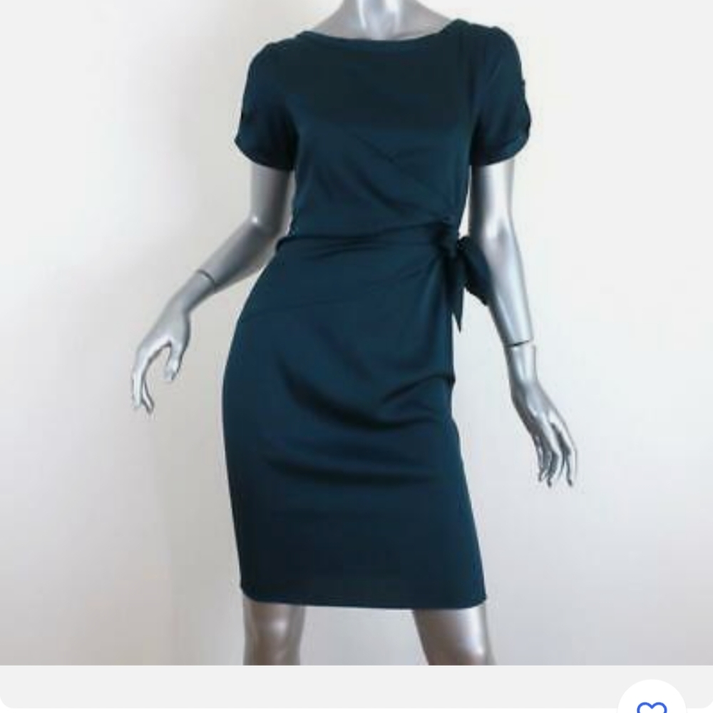 Diane von Furstenberg silk dress in teal